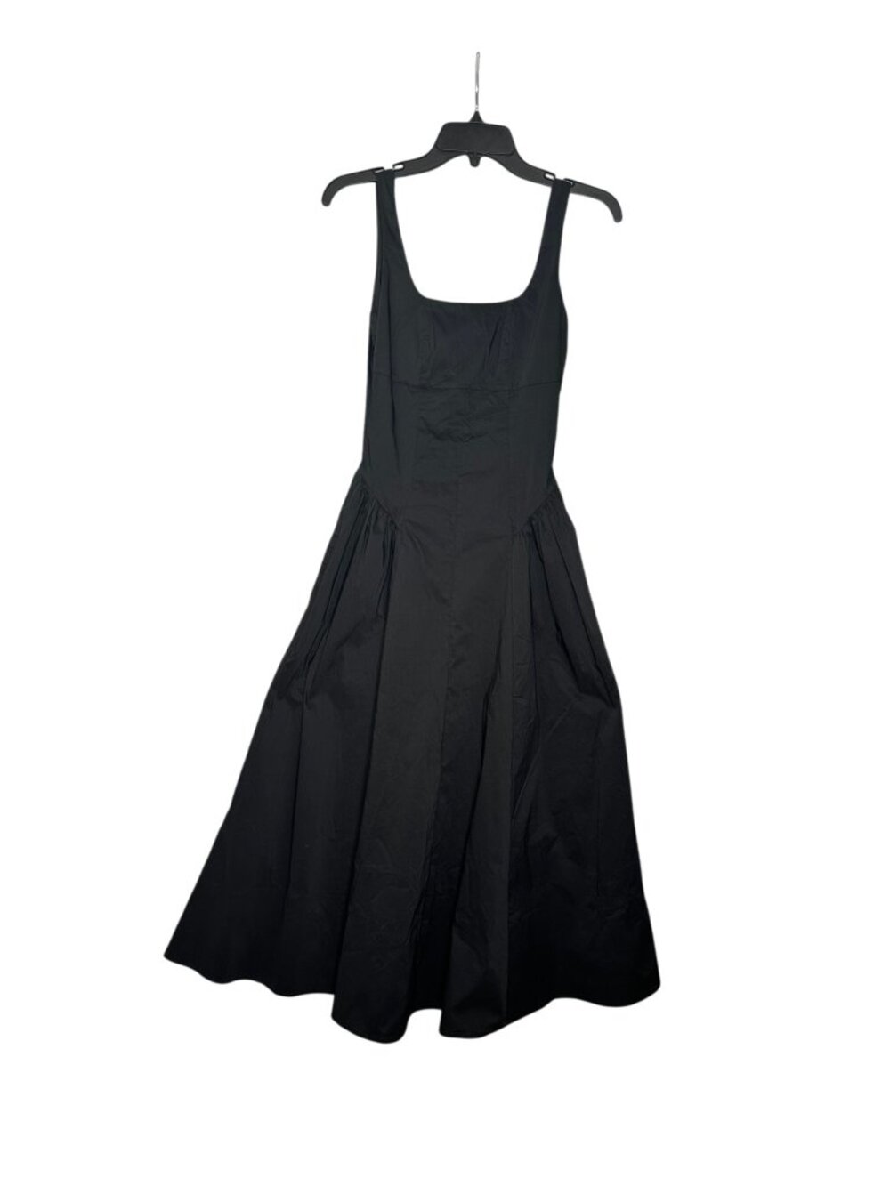 NIA Daisy Fit & Flare Black Midi Dress. Sz: XS - Picture 3 of 13